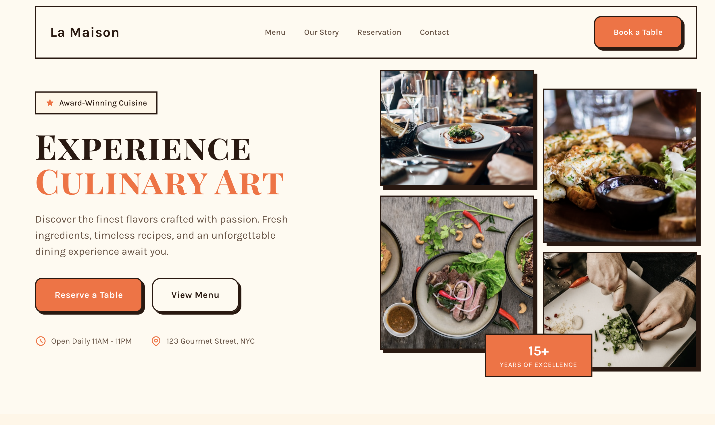La Maison -site restaurant